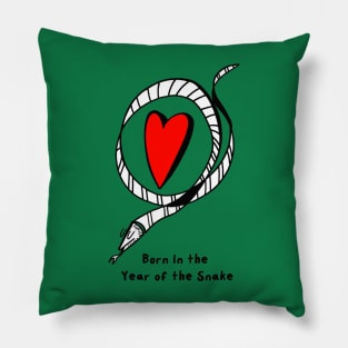 Born in the Year of the Snake Pillow