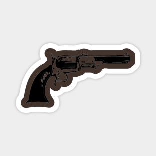 Western Era - Long Barrel Revolver Magnet