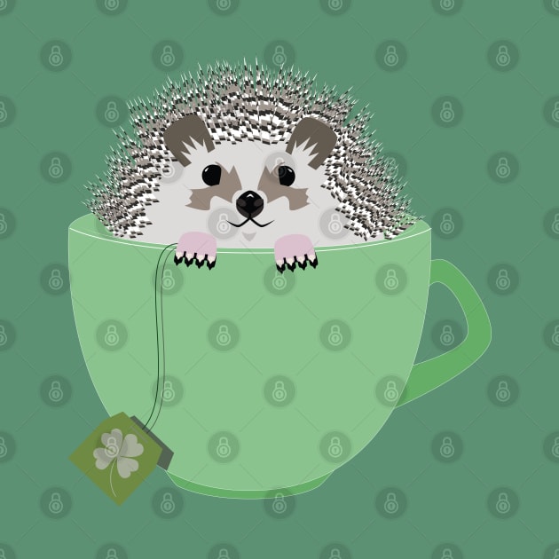 Shamrock Hedgehog by Theokotos