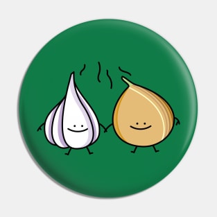 Onion and garlic pair Pin