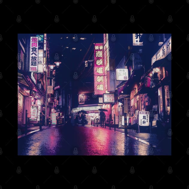 Tokyo Streets #2 (Anime Style) by World Wonder