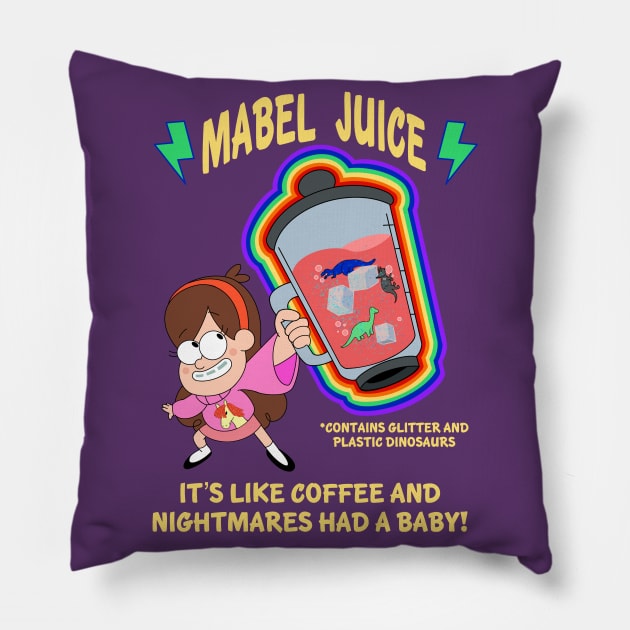 Mabel Juicing Pillow by seamustheskunk