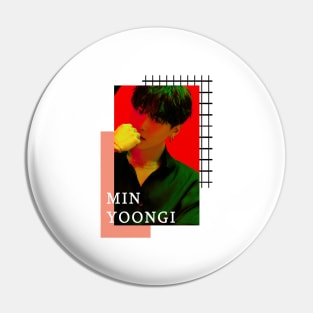 Kpop Designs Suga BTS Pin