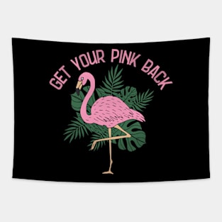 Get Your Pink Back Flamingo Tapestry