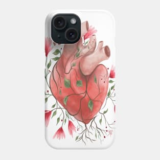 Heart in Bloom Phone Case