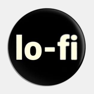 Lo-fi Typography Pin