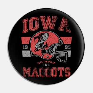 IOWA MAGGOTS (BLACK) Pin