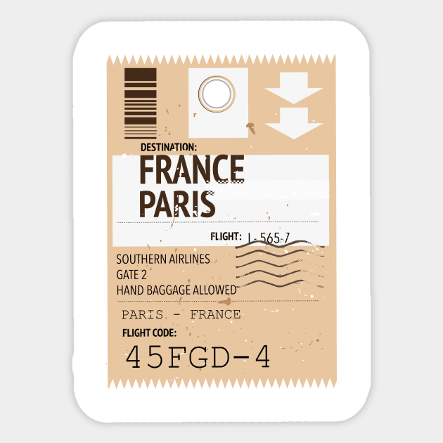 Travel ticket box -  France