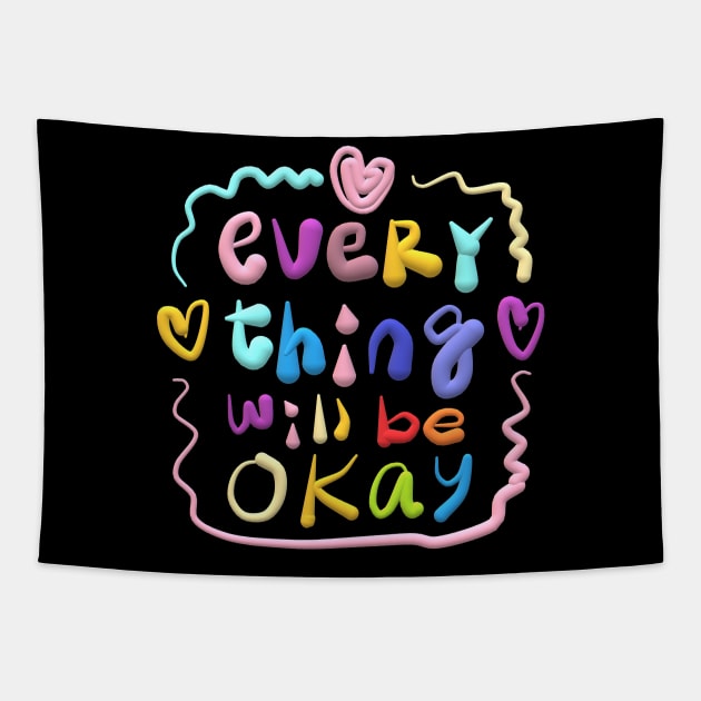 every thing will be okay Tapestry by zzzozzo