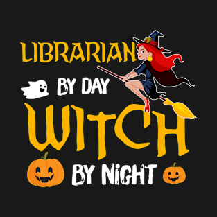 4th Grade Teacher Funny Witch Halloween Costume Gift_Librarian T-Shirt