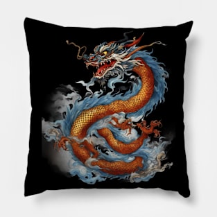 Dragon Drawing Pillow