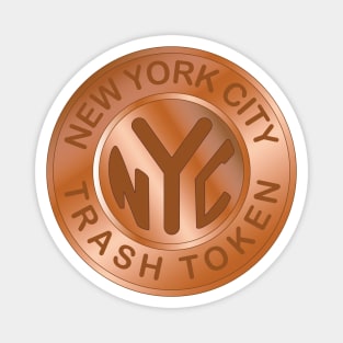 Trash Token (Bronze) Magnet