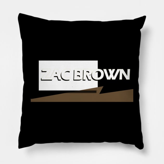 zac brown band Pillow by ANIMALLL