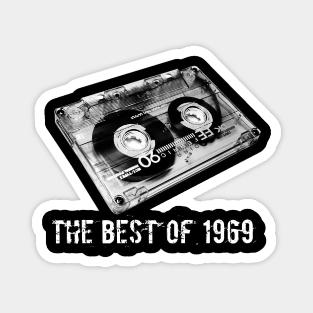 Cassette The Best Of 1969 Costume Gift Magnet by Ohooha