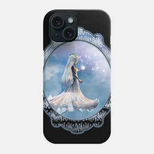 Cute ittle fairy with butterflies Phone Case