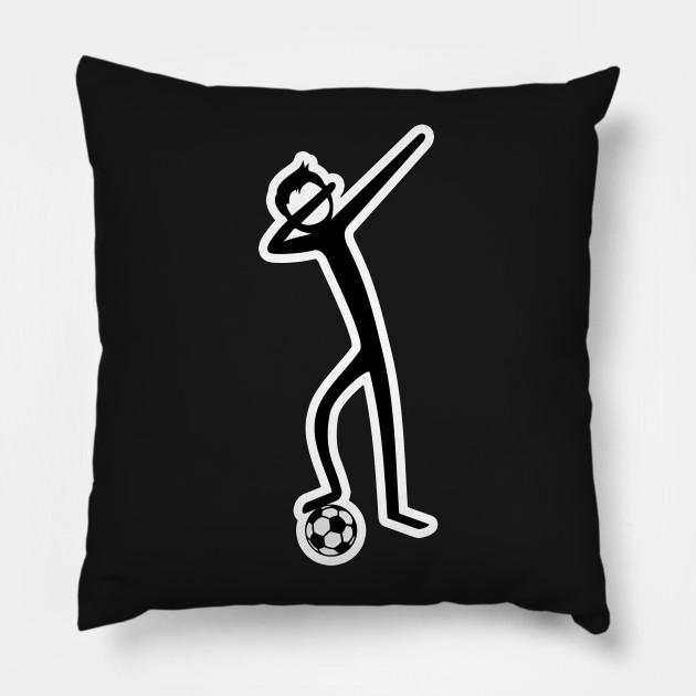 Dabbing Stick Figure - Soccer I