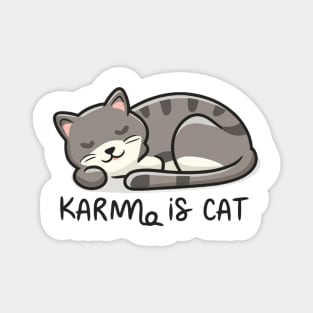 Karma Is A Cat Magnet