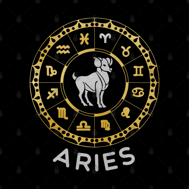 Aries Zodiac Circle