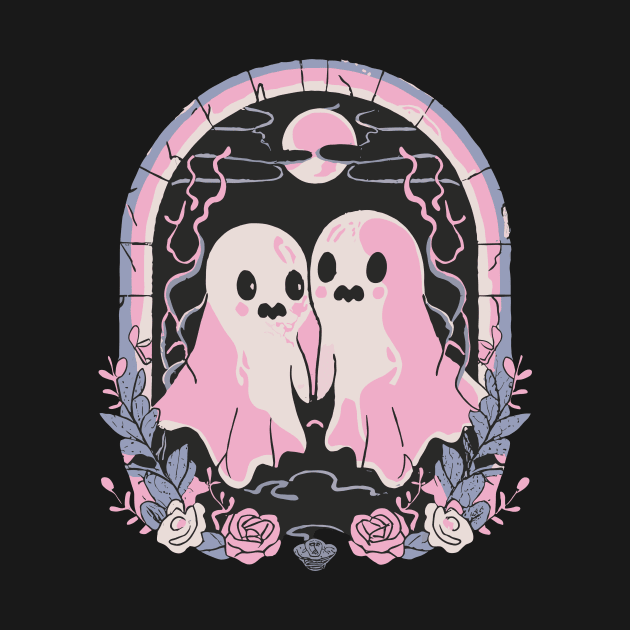 Cute Ghost Couple by Venus Doom