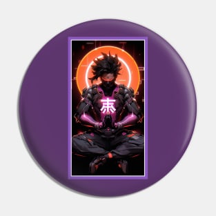 Anime Hero Power Meditation | Quality Anime Artwork | Anime Power Energy Meditation |  Manga Anime Art Pin