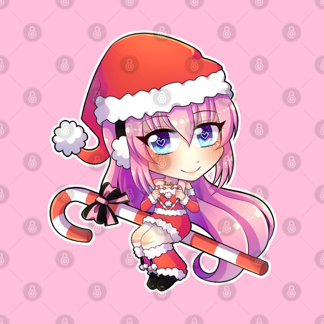 VOCALOID Megurine Luka Chibi Christmas version by Nadi-chan16