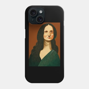 Modern Mona Lisa Phone Case