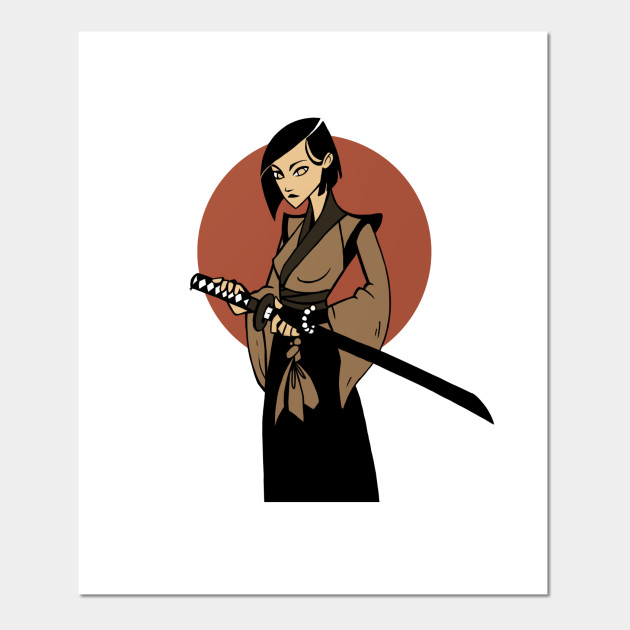 Samurai Girl Samurai Affiche Et Impression D Art Teepublic Fr Samurai Girl Samurai Affiche Et Impression D Art Teepublic Fr