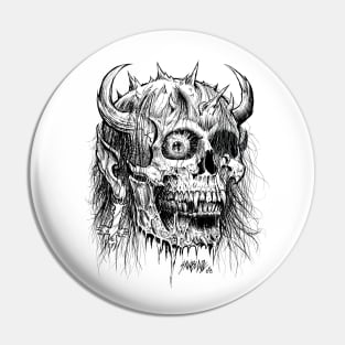 Demon Skull Pin