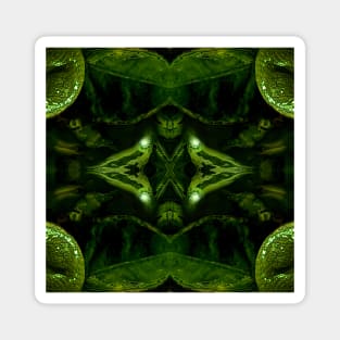 Pattern of The Beauty of a Green Lemon by mavicfe Magnet