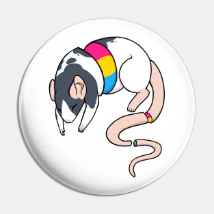 Pansexual Pride Rat Pin