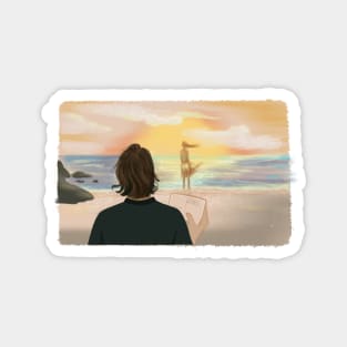 My Summers in Greece - Illustration Magnet