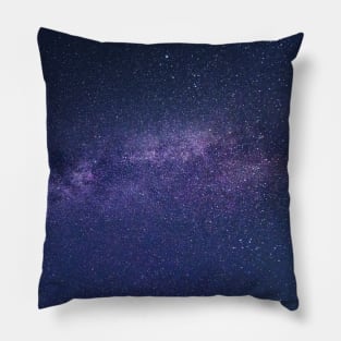 SCENERY 12 - Galaxy Sky Atmosphere Purple Astronomical Night Pillow