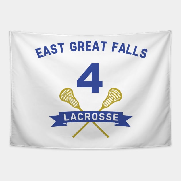 East Great Falls Lacrosse Jersey Tapestry by nickmeece