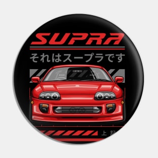 Supra MK4 JDM Legends (red candy) Pin