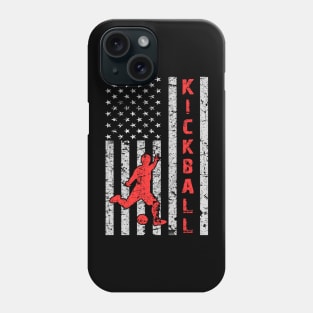 American Flag Kickball Usa Flag Kickball Phone Case