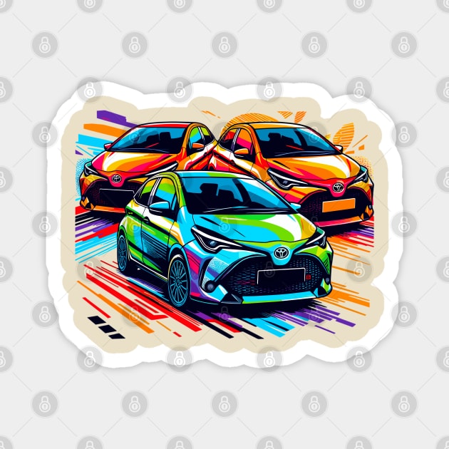 Toyota Yaris Magnet by Vehicles-Art