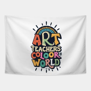 Art Teachers Color worlds Tapestry