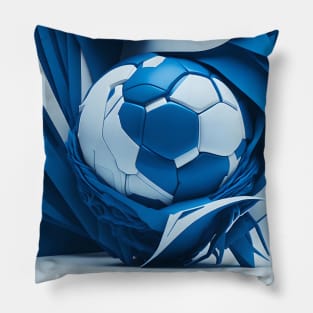 Abstract blue balls Pillow