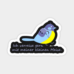 Journey with titmouse Magnet