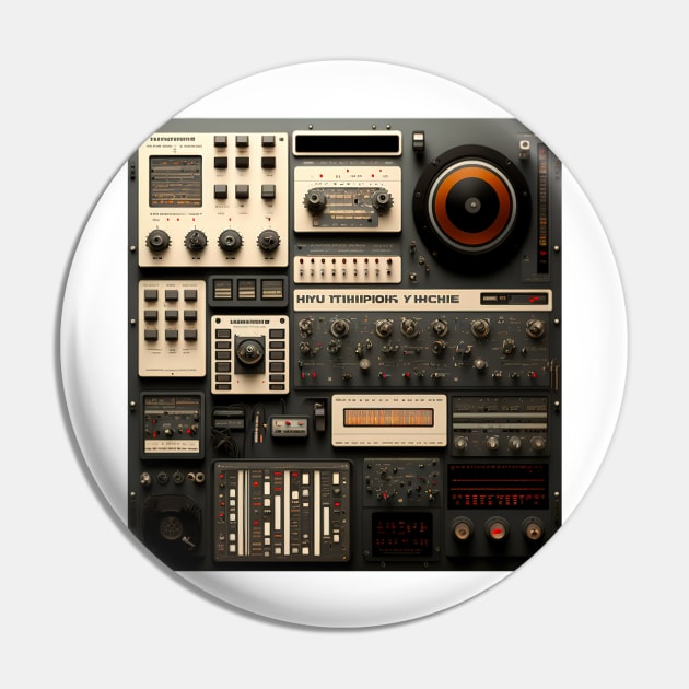 Strange sound machine Pin by Imagier