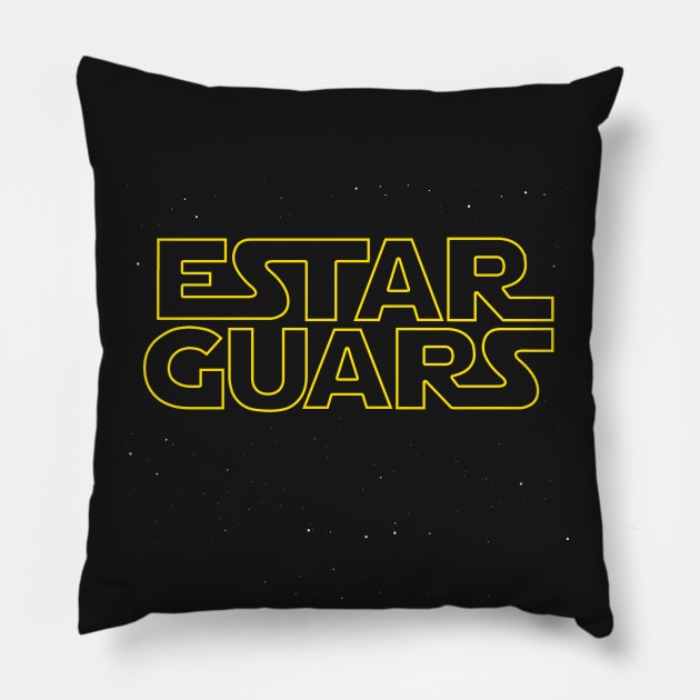 Estar Guars (yellow) Pillow by Heyday Threads