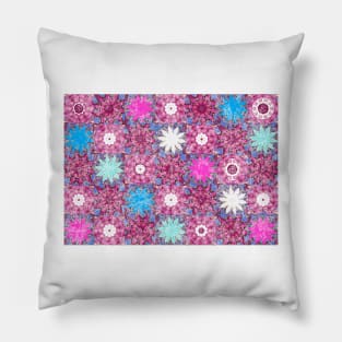 Pretty pink flower pattern Pillow