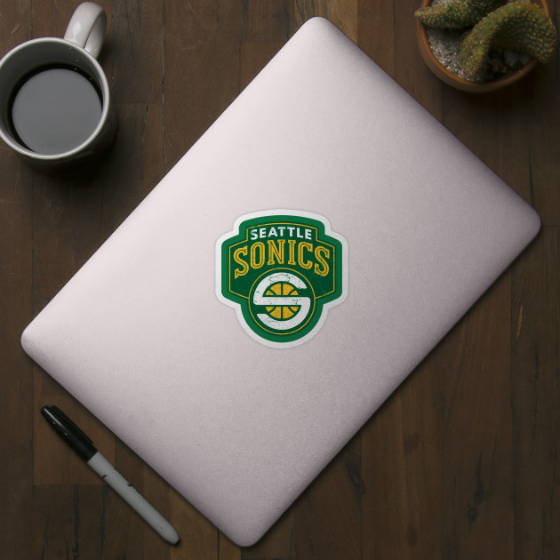 Seattle Sonics - Basketball - Sticker