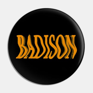 yellow logo badison Pin