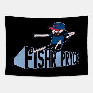 Fishr Pryce Finn Flying Kick Tapestry