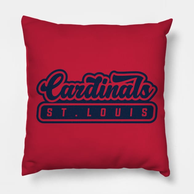 St Louis Cardinals 02 Pillow by Karambol