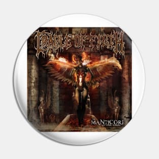 Cradle Of Filth The Manticore And Other Horrors Album Cover Pin