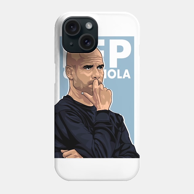 Pep Guardiola Phone Case by Rekayasabumi