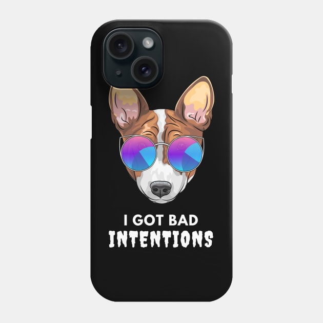 The Dog Bad Intentions Phone Case by NICHE&NICHE