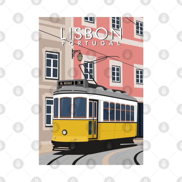 tram 28 lisbon portugal by creative.z